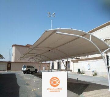 أنواع مظلات سيارات خارجية