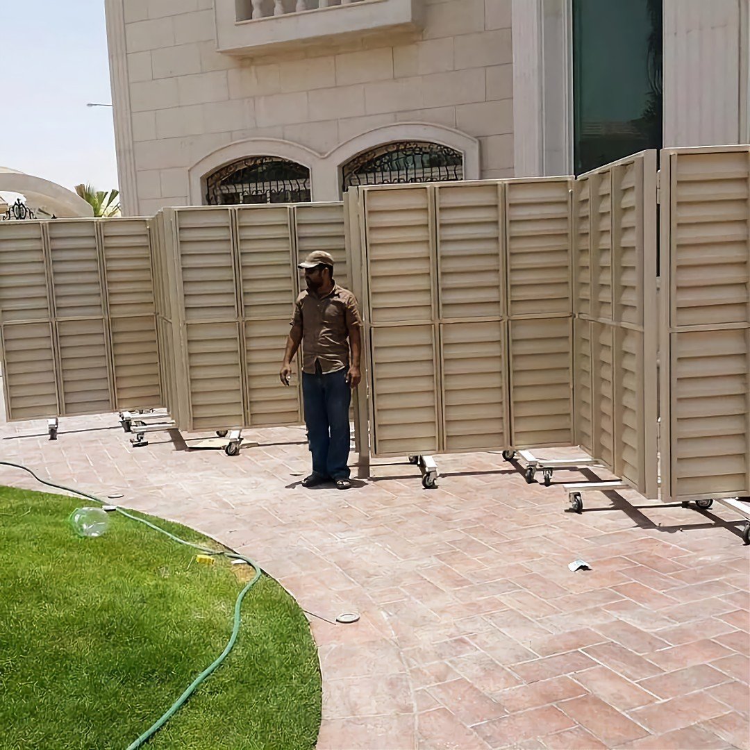 أنواع السواتر المتحركة