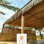 مظلات طراز تراثي خيزران بامبو في الرياض